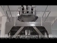 хрустящие корочки плода закуски зерна положительных величин нутов ячменя 100г~1кг сухие Пеллет автоматическая вертикальная машина упаковки video