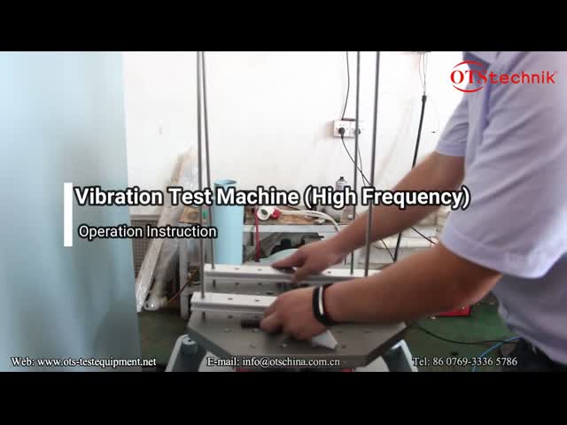 Испытательное оборудование удара выдающей точности механическое, сила таблицы 0,75КВ испытания на вибропрочность видео