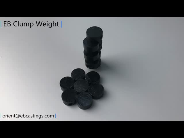 Q235B 45 Carbon Steel Ductile Cast Iron Counterweight Block Clump Weight
