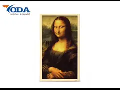 Время электрической доли картинной рамки 5Г стены цифров дисплея АДС/ИПС Ви-Фи счастливое video