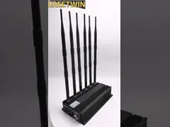 6 Джаммерс сигнала мобильного телефона антенн, Джаммер звукового кино ВХФ Валкие УХФ рабочего стола video