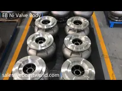 Сплав никеля АСТМ Б162 бросая крышку крышки клапана никеля частей тела клапана Ни200 video