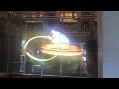 Экран дисплея приведенный П3.91мм на открытом воздухе прозрачный, полный цвет привел видео- стену video