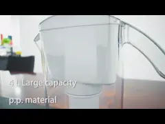 Food Grade Material Water Filter Pitcher , 4000ml Water Purifier W008 Handy Design