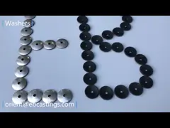 Шайбы гаек болтов никеля Монел К500 привинчивают с резиновой шайбой/шайбой запечатывания video