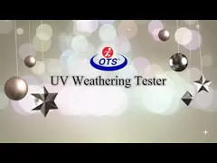 Камеры теста выветривания ИСО 4892-3 ускоренная ход температура Калибратион/ув УЛЬТРАФИОЛЕТОВОЙ автоматическая выдерживающ тестер video