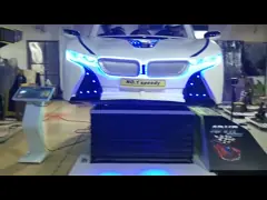 Белое и голубое оборудование автомобиля ВР БМВ стекел Деепоон театра имитатора 9Д ВР виртуальной реальности video