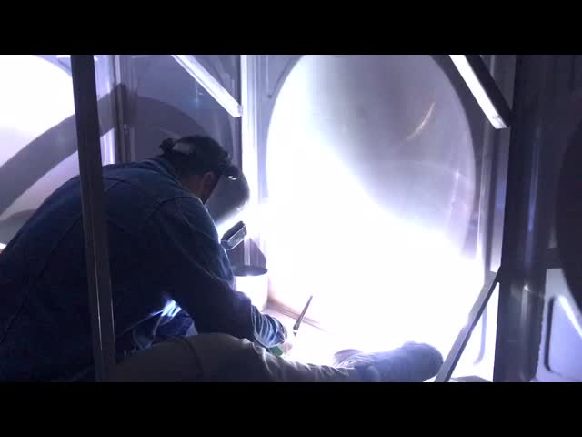 Рабочее временя цистерны с водой заварки Ресистанг ржавчины крупноразмерное прочное длинное видео