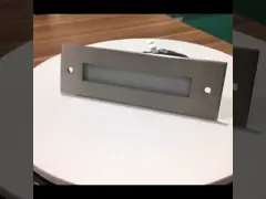 Одиночный квадрат 3W цвета привел подземный свет Inground привел свет пола video