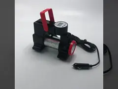 DC12V LED Light Portable Metal Car Air Compressor With Digital Gauge