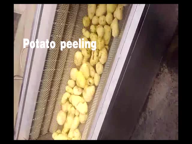 Potato Washing Machine Potato Washing Machine / Automatic Potato Peeler Machine