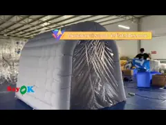 Gray Inflatable Medical Tent Disinfection Tunnel For Hospital Equipment