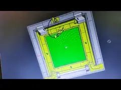 Белым панель доступа покрытая порошком алюминиевая с крюками строки алюминиевой рамки опционными для потолков и стены video
