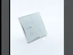 EU Standard Intelligent Wifi Activated Light Switch , 3 Gang Wireless Switches For Home Lighting