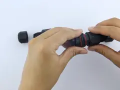 Круговые кабельные соединители замков для канатов IP68 куртки PVC водоустойчивые video