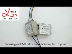 Электрическое обслуживание одиночной фазы шумового фильтра силы ЭМИ подгонянное video