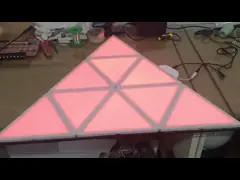 Home DIY Triangular Smart LED Panel Light Kit Connected With LED Chips