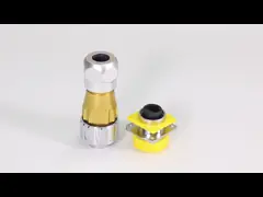 Кабельная фишка циркуляра Рдж45 металла электрическая быстрая прямыми двойными гнездами портов сети стандарта Этернет video