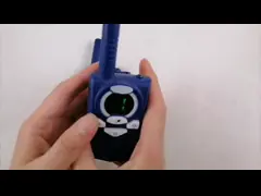 Мини 3-5km долгосрочные дети радио звукового кино Walkie 3 канала 0.5W с электрофонарем video