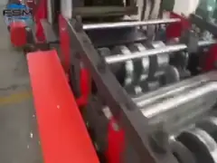 Автоматический перфорируя предварительно крен Purlin c z формируя машину с прогрессом Столб-вырезывания video