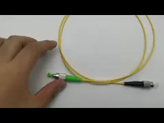 FC APC - FC APC Fiber Optic Patch Cables Simplex Single Mode 9 / 125 2.0mm LSZH Jumper