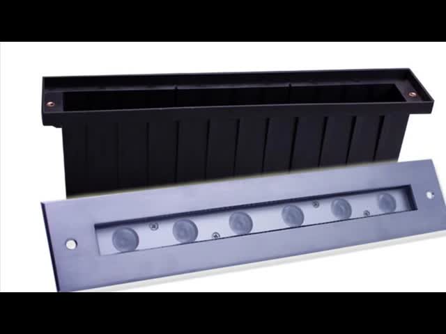 Белый свет бассейна СИД крышки IP68 нержавеющей стали лампы СИД 6x3W подводный видео