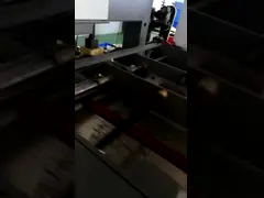 Полностью автоматическая бумажная коробка делая машину, вес создателя 1500Кг маленькой коробки video