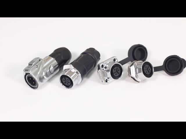 8 соединитель металла водостойкого соединителя Пин М12 круговой для контрольной лампы СИД видео