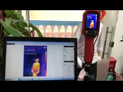 Формат изображения BMP камеры ультракрасного термального блока развертки 19200 пикселов Thermographic Handheld video