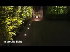 Мини Inground врезанное Ip67 Uplight 24v/алюминиевая лампа СИД подземная video