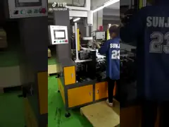 Бумажная коробка формируя машину, автоматический твердый жизненный период длинной жизни создателя коробки video