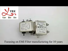 Двойные фильтр ЭМИ ЭМК одиночной фазы этапа/линия фильтры электропитания video