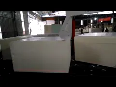 Auto Circle Rotary Horizontal Foam Cutting Machine , Polyurethane / Pu Sponge Cutter