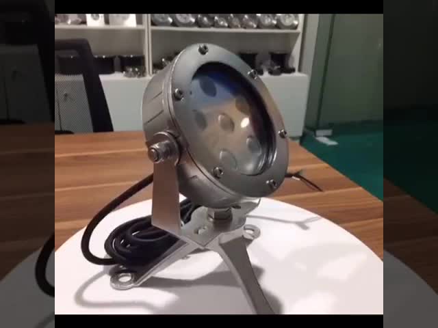 15W свет репроектора низшего напряжения свет/IP68 СИД мульти- цвета SUS 316 подводный видео