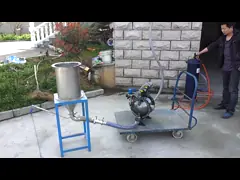 Powder Diaphragm Paint Pump Work Introduction Video