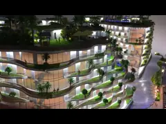 Модель архитектуры отрезка машины акриловая, здание современной архитектуры модельное video