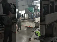 Многофункциональная одиночная машина шредера вала для повторно использовать пластмассы/металла video