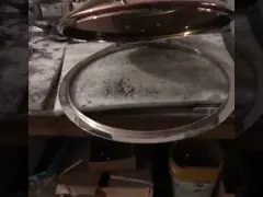 Возникновение прочной легкой чистки ссаживая блюда нержавеющей стали СС 304 элегантное video