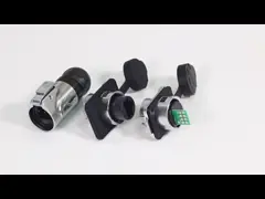 Водоустойчивое РДЖ45 защищало АВГ держателя 24 панели соединителя с двойным портом сети стандарта Этернет video