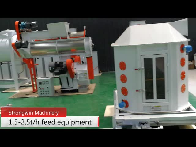 装置、SZLH 250の1-2TPH飼料の製造プラントを作る380V 50Hzの餌