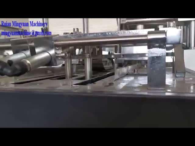 Полностью автоматический бумажный стаканчик делая машину с управлением экрана касания ПЛК видео