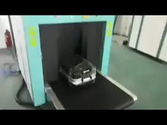 Многоязычная машина службы безопасности аэропорта кс Рэй деятельности для багажа/багажа video