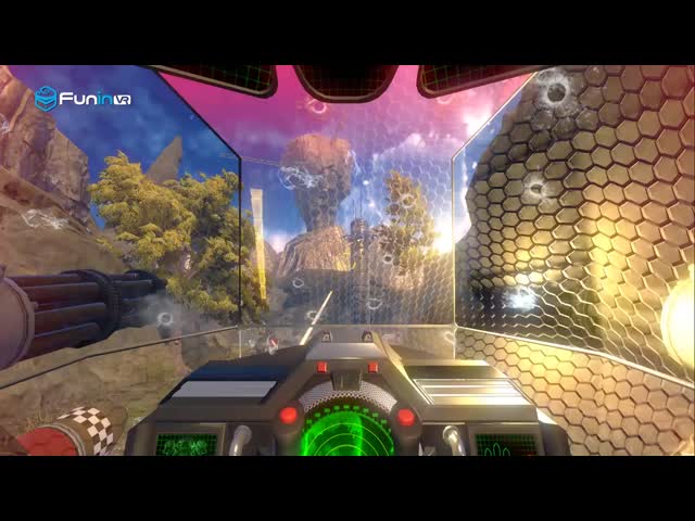 Робот 9D mecha VR едет виртуальная реальность имитатора кино для крытых игр видео