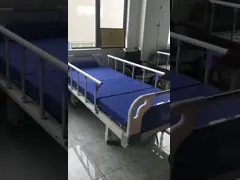 Передвижной ручной Дурабле больничной койки с Абс кантует размер таможни таблицы video
