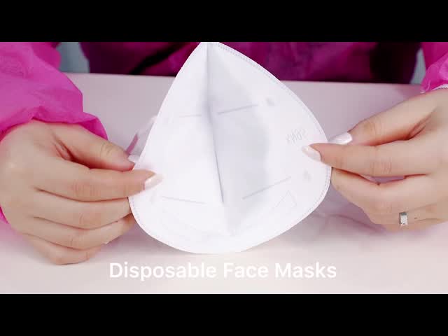 Мягкий респиратор слоя КН95 аксессуаров 4 татуировки маскирует аттестацию КЭ видео