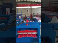 Металл профиля листа крыши металла высокий IBR застеклил кафельный крен формируя машину video