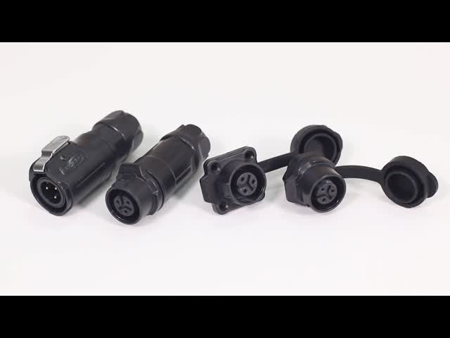 延長ケーブルのための2つのPinの防水プラスチック コネクターIP67 M12 18AWG