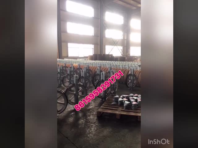 Bundled Power Line Construction Tools Aluminum Sheave Conductor Blocks video