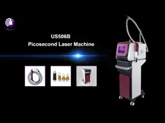 Машина 1500W удаления лазера волос воды/пигментации воздушного охлаждения профессиональная video