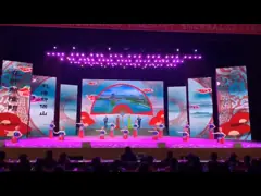 Крытый дисплей СИД полного цвета арендный, СИД изогнул экран с хорошей работой video